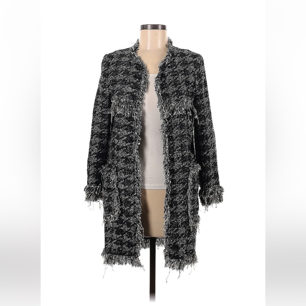 Multicolor Fringe Detail Jacket